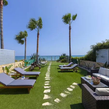 빌라 Beachfront Carpe Diem Dromolaxia